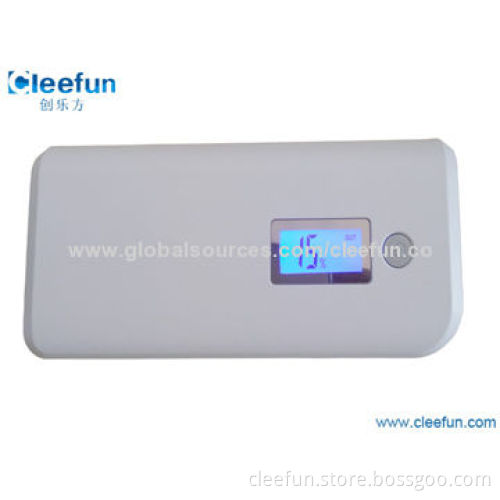 LED Torch Digital Display Power Bank with 10,400mAh Capacity, Suitable for Travel